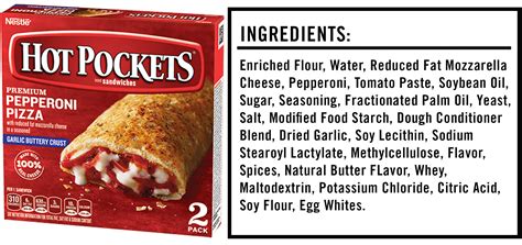 How many sugar are in hot pocket - calories, carbs, nutrition