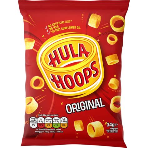 How many sugar are in hula hoops - calories, carbs, nutrition