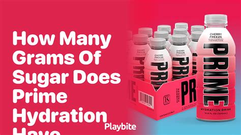 How many sugar are in hydration - calories, carbs, nutrition