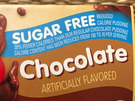 How many sugar are in instant sugar free fat free chocolate pudding - calories, carbs, nutrition