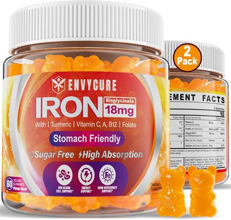 How many sugar are in iron supplement - calories, carbs, nutrition