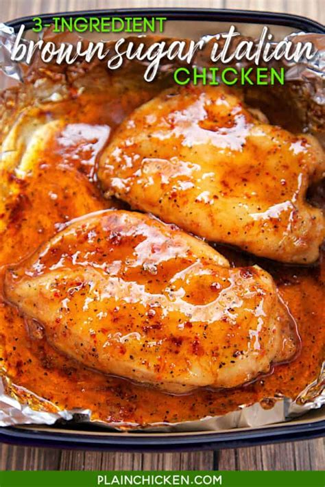 How many sugar are in italian chicken breast - calories, carbs, nutrition