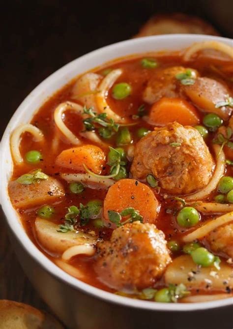 How many sugar are in italian meatball soup - calories, carbs, nutrition