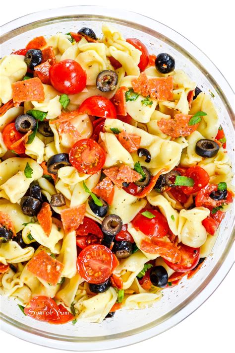 How many sugar are in italian tortellini salad - calories, carbs, nutrition