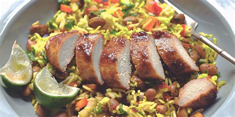 How many sugar are in jerk quorn rice & peas (v) - calories, carbs, nutrition