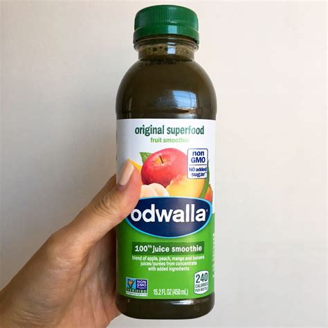 How many sugar are in juice smoothie, odwalla, original superfood, fruit smoothie blend - calories, carbs, nutrition