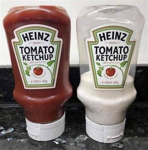 How many sugar are in ketchup, heinz - calories, carbs, nutrition