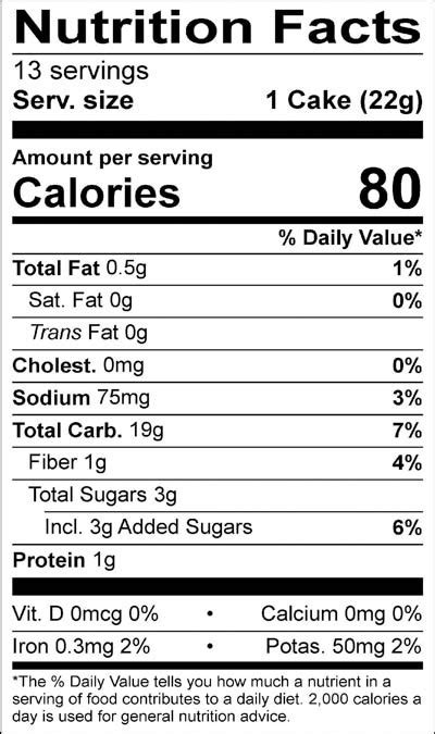 How many sugar are in kettle corn rice cakes - calories, carbs, nutrition