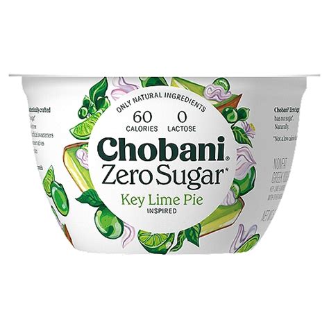 How many sugar are in key lime yogurt - calories, carbs, nutrition