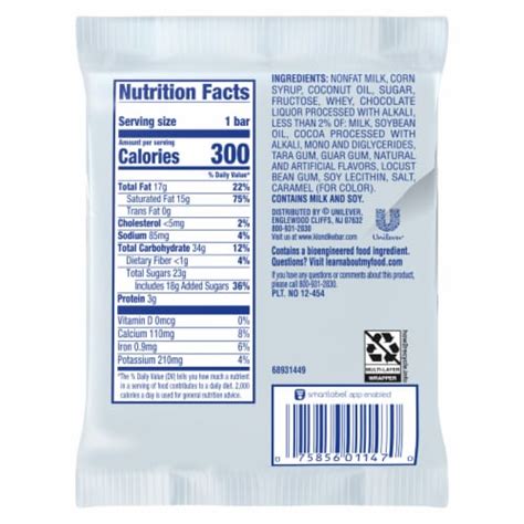 How many sugar are in klondike bar, original - calories, carbs, nutrition