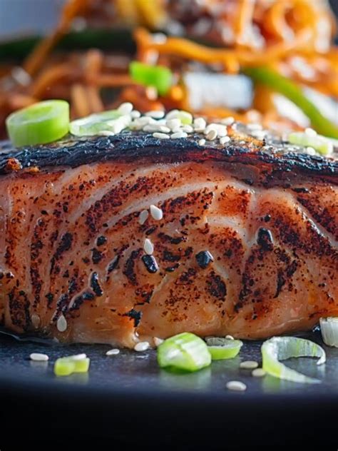 How many sugar are in korean grilled salmon - calories, carbs, nutrition