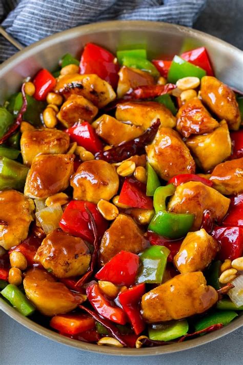 How many sugar are in kung pao chicken - calories, carbs, nutrition