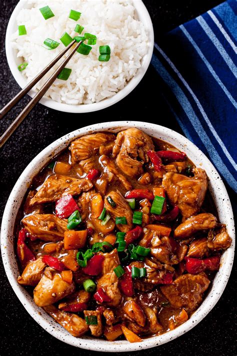 How many sugar are in kung pao chicken with peanut sauce - calories, carbs, nutrition