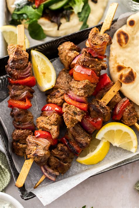 How many sugar are in lamb kebabs with peanut sauce - calories, carbs, nutrition