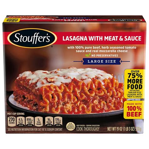 How many sugar are in lasagna bake with meat sauce - calories, carbs, nutrition