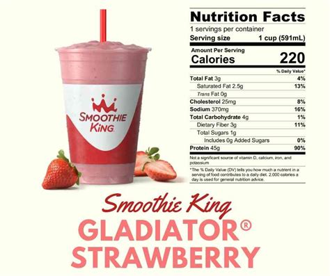 How many sugar are in lean vanilla smoothie - calories, carbs, nutrition