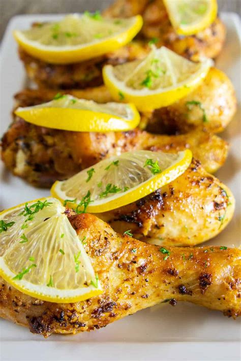 How many sugar are in lemon baked chicken - calories, carbs, nutrition