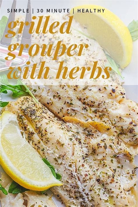 How many sugar are in lemon herb grouper (19775.18) - calories, carbs, nutrition