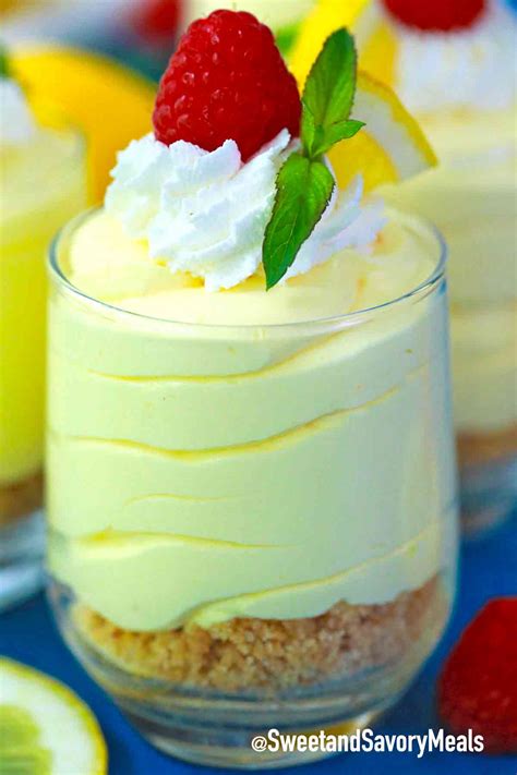 How many sugar are in lemon mousse - calories, carbs, nutrition