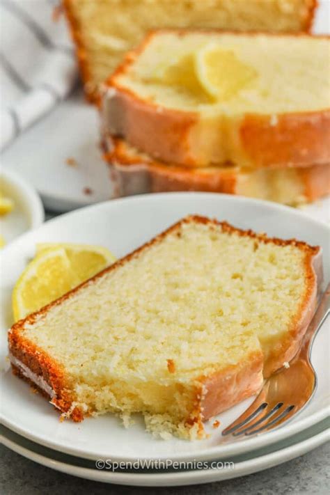 How many sugar are in lemon pound cake - calories, carbs, nutrition