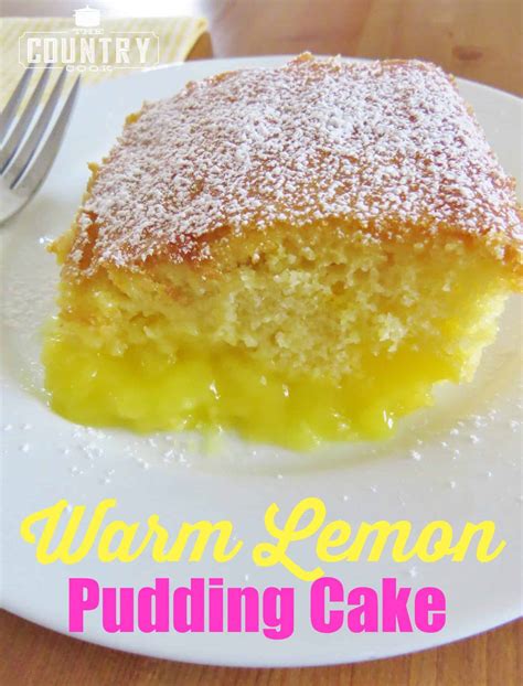 How many sugar are in lemon pudding cake with lemon sauce - calories, carbs, nutrition