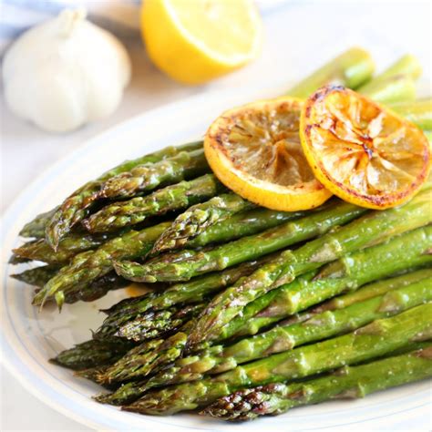 How many sugar are in lemon roasted asparagus - calories, carbs, nutrition