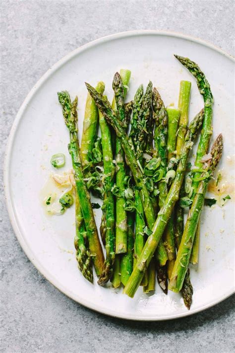 How many sugar are in lemon roasted asparagus 1 oz - calories, carbs, nutrition