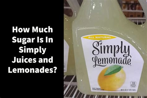 How many sugar are in lemonades - calories, carbs, nutrition