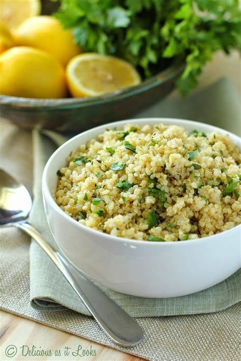 How many sugar are in lemony quinoa - calories, carbs, nutrition