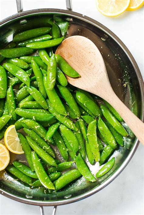 How many sugar are in lemony sugar snap peas - calories, carbs, nutrition