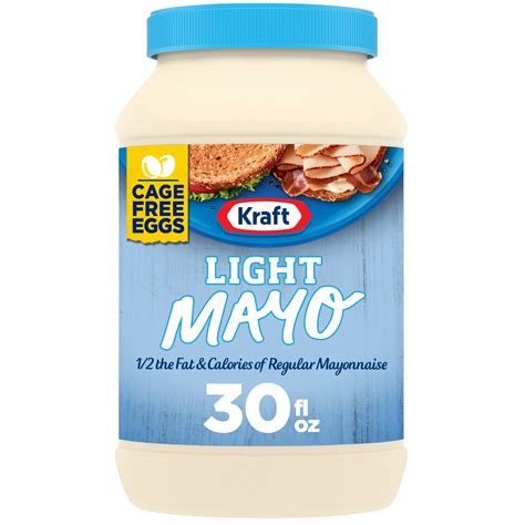 How many sugar are in light mayo - calories, carbs, nutrition