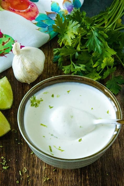 How many sugar are in lime cream sauce - calories, carbs, nutrition