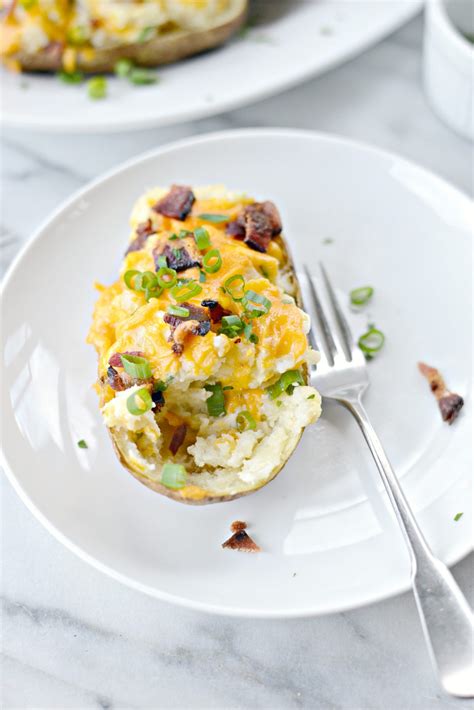 How many sugar are in loaded twice baked potatoes - calories, carbs, nutrition