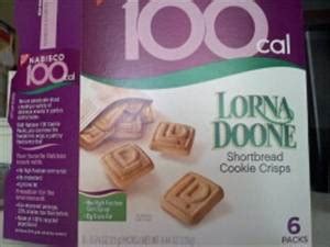 How many sugar are in lorna doone - 100 calorie - calories, carbs, nutrition