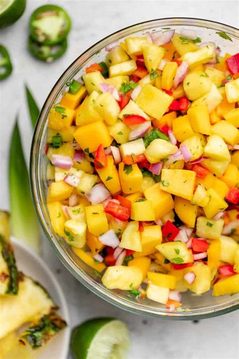 How many sugar are in mango salsa - calories, carbs, nutrition