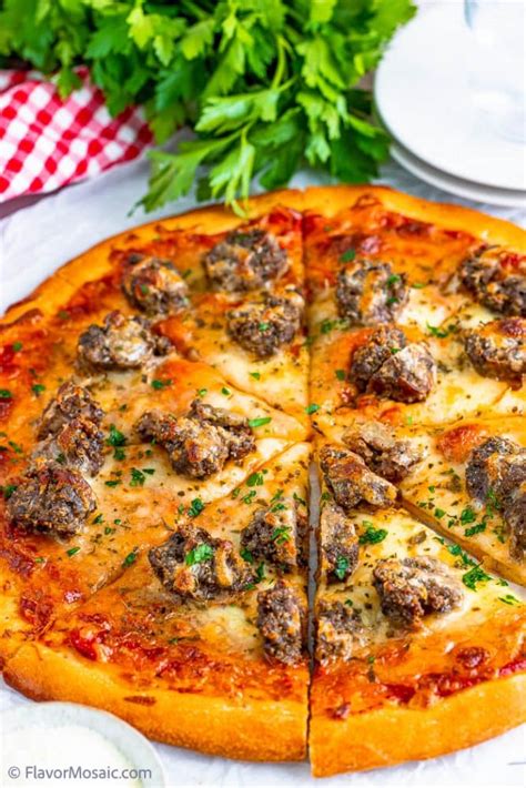 How many sugar are in meatball pizza - calories, carbs, nutrition