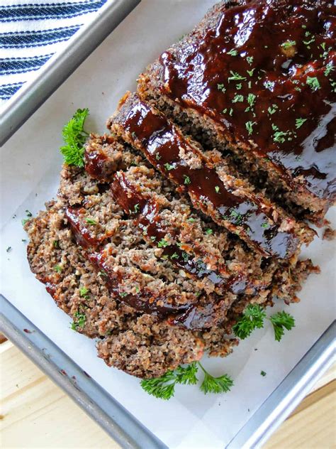 How many sugar are in meatloaf with bbq sauce - calories, carbs, nutrition