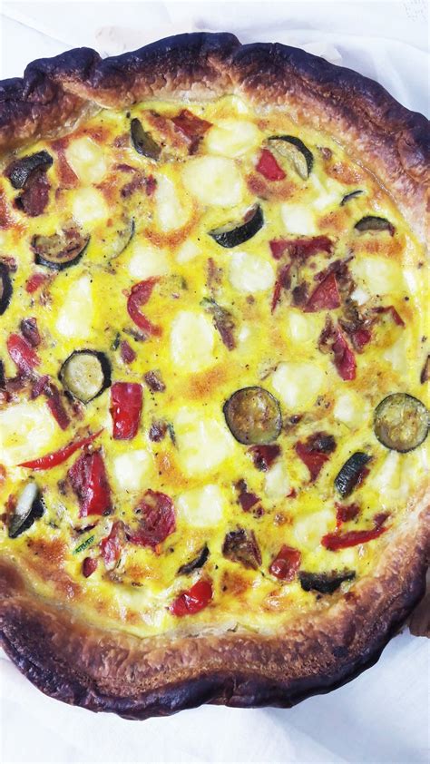 How many sugar are in mediterranean quiche - calories, carbs, nutrition