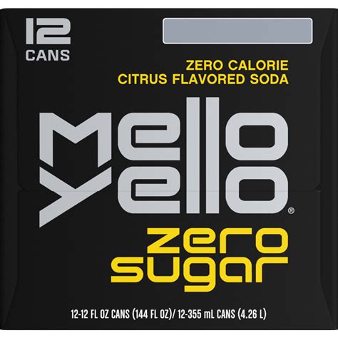 How many sugar are in mello yello zero - calories, carbs, nutrition