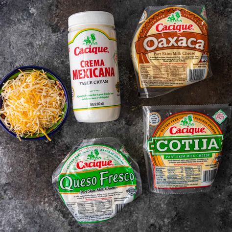 How many sugar are in mexican cheese - calories, carbs, nutrition