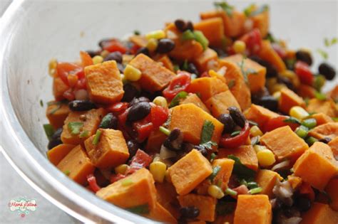 How many sugar are in mexican sweet potato salad (medium) - calories, carbs, nutrition