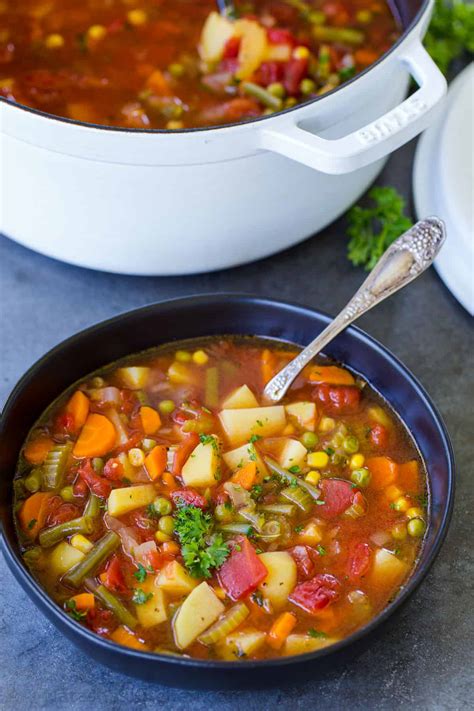 How many sugar are in midwinter vegetable soup - calories, carbs, nutrition