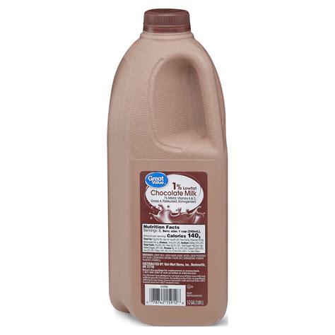How many sugar are in milk chocolate low fat 1/2 pint - calories, carbs, nutrition