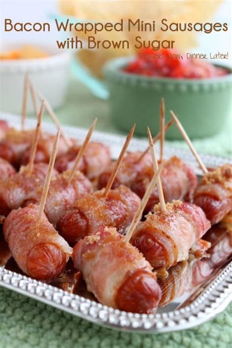 How many sugar are in mini bacon-wrapped sausages - calories, carbs, nutrition