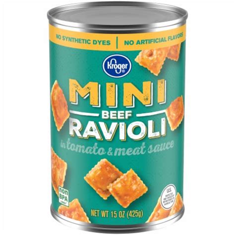 How many sugar are in mini beef ravioli - calories, carbs, nutrition