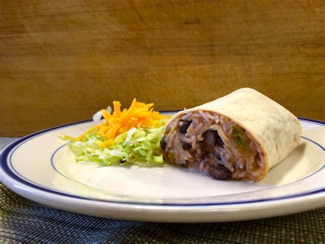 How many sugar are in mini black bean wrap on tortilla - calories, carbs, nutrition