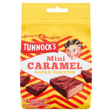 How many sugar are in mini caramel wafers - calories, carbs, nutrition