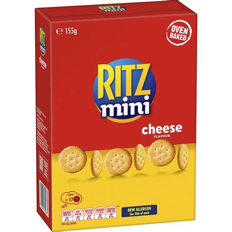 How many sugar are in mini cheese crackers - calories, carbs, nutrition