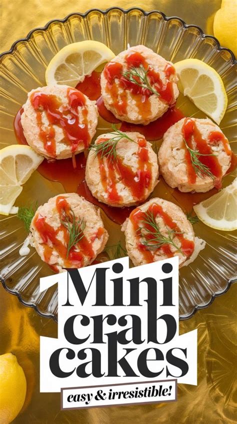 How many sugar are in mini crab cakes w/pepper sauce - calories, carbs, nutrition
