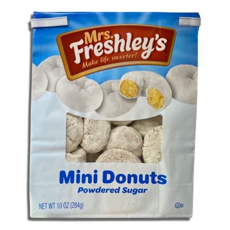 How many sugar are in mini donuts (powdered sugar) - calories, carbs, nutrition